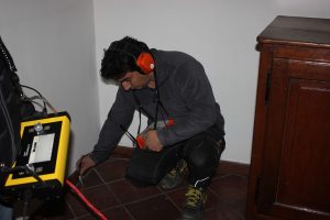 ricerca perdita in appartamento mediante geofono