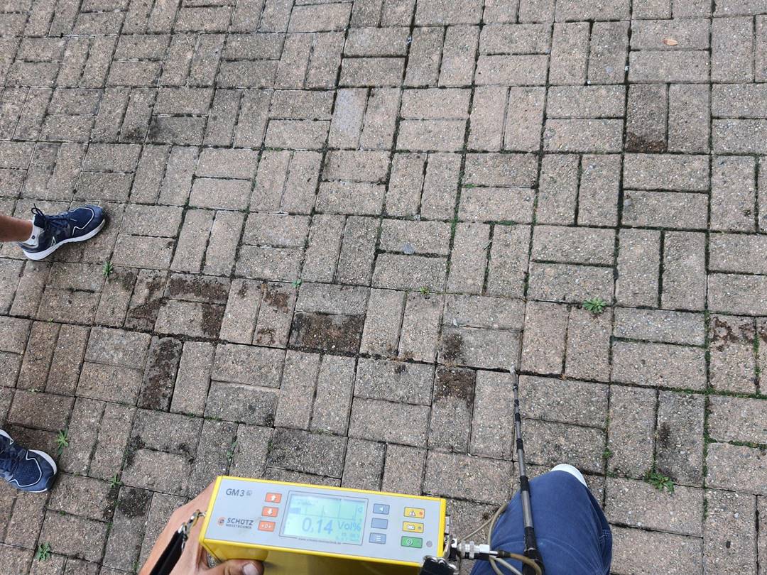 Infiltrazioni in cortile
